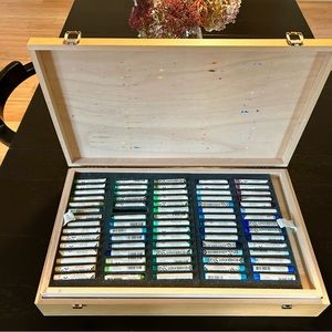 Rembrandt Soft Pastel Set- Set of 225, Assorted Colors, Wood Box